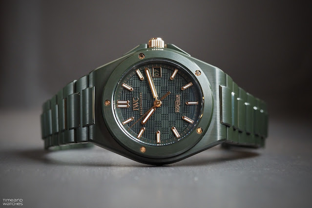 IWC Ingenieur Automatic 42 IW338902 introduces coloured ceramic to the line