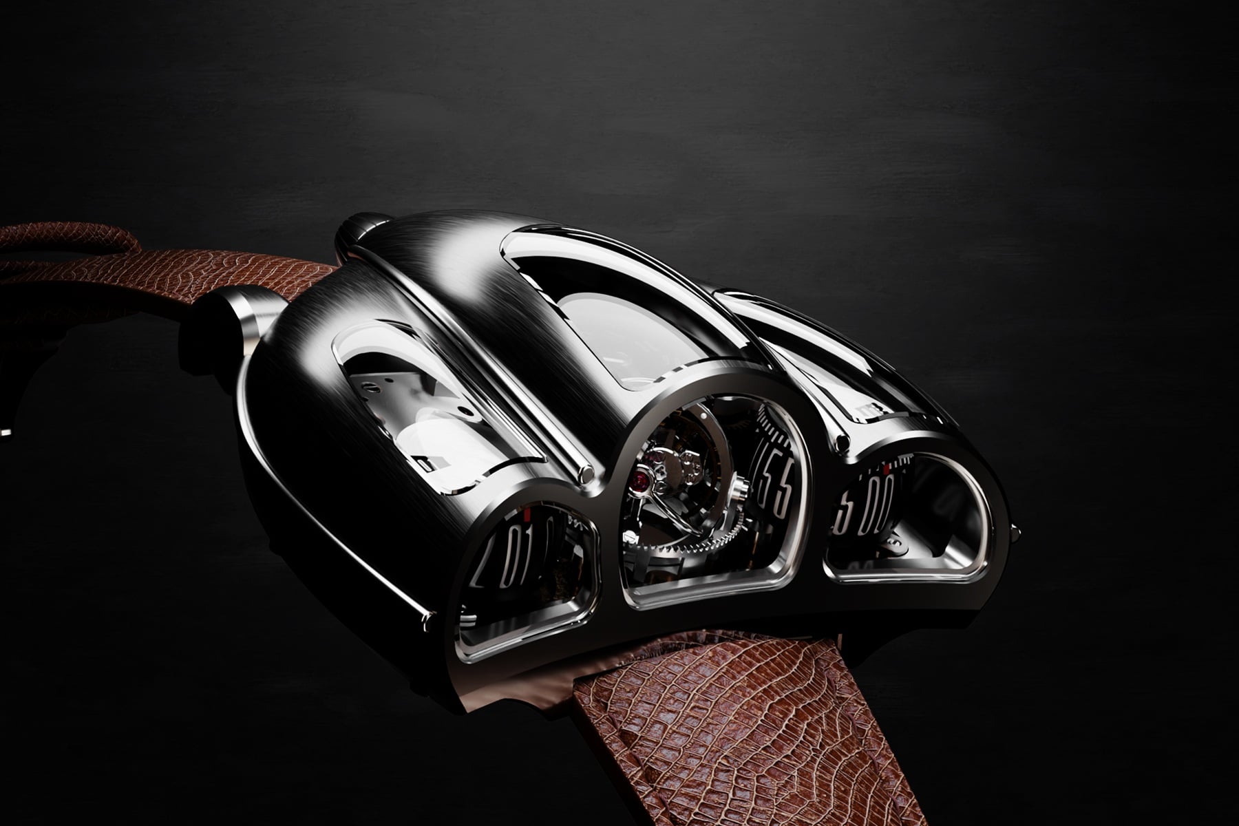 Introducing: The Streamlined Desder D001 — A Wrist-Worn Sculpture With A Triple-Axis Tourbillon