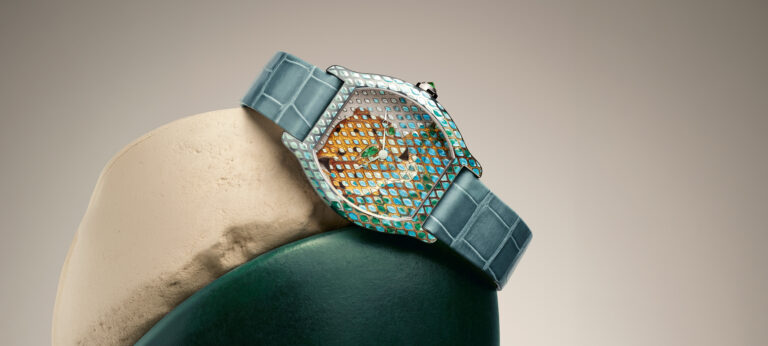 New Release: Cartier Brings the Tortue Back With Enamel Panthère Watch