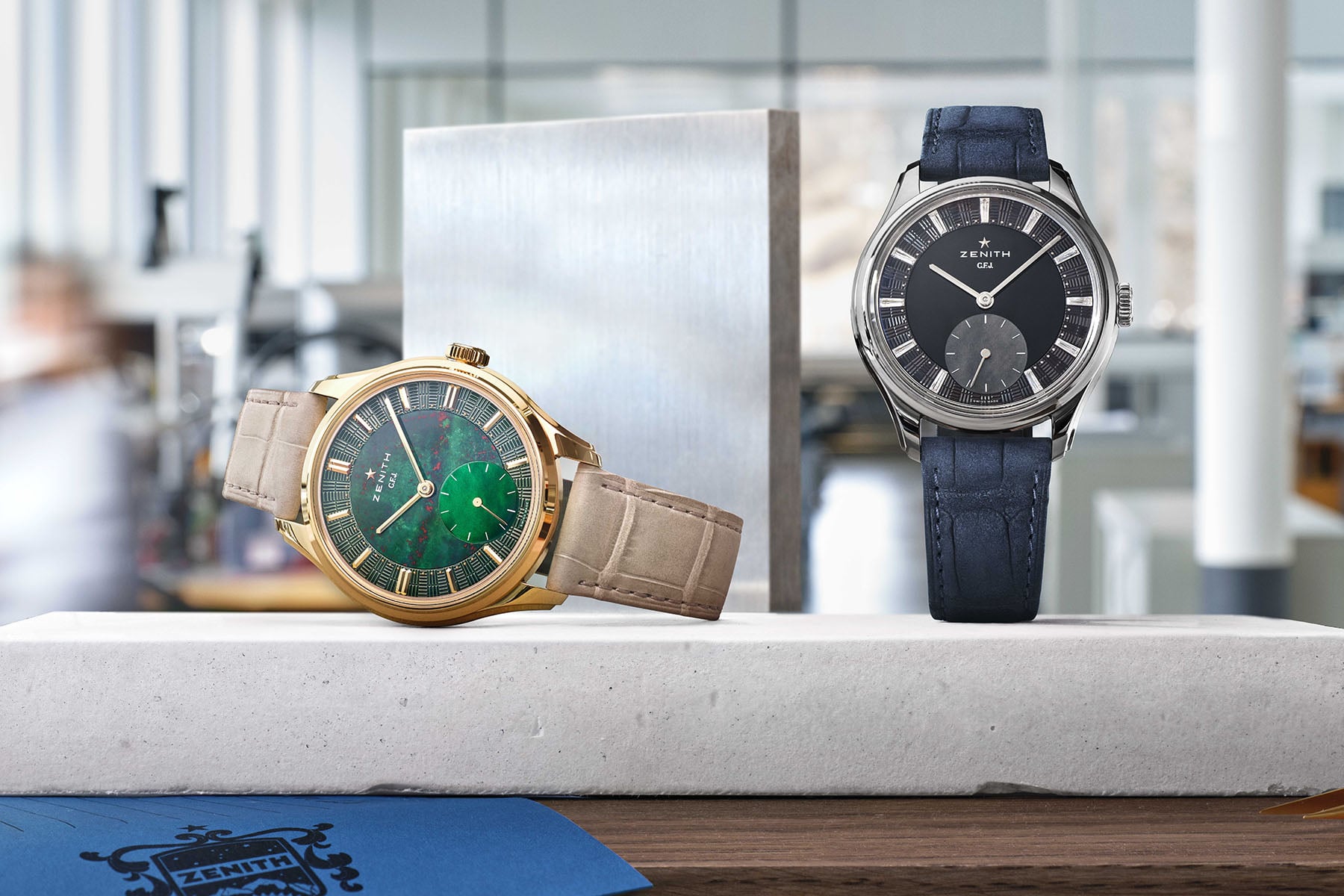 Zenith Turns The G.F.J. Into A Collection With Two Stunning Stone-Dial Limited Editions