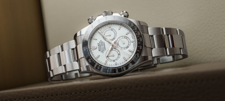 Hands-On: The New Rolex Daytona 126502 Watch In Rolesium With An Enamel Dial