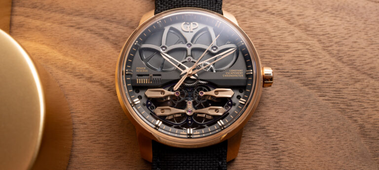 Girard-Perregaux Neo Constant Escapement Pink Gold & Carbon Watches Hands-On: Skeletonization I Can Stand By