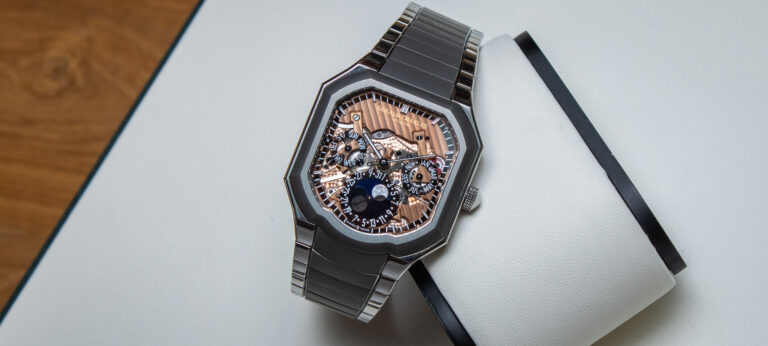 Hands-On Debut: The Gerald Charles Masterlink Perpetual Calendar Fully Embraces The Brand’s Asymmetric Silhouette