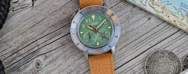 First Look – The Albishorn Thundergraph Khumbu, an Imaginary Vintage Chronograph for Alpine Exploration