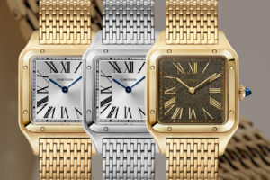Cartier’s Santos-Dumont Gains a Fine Mesh-Link Bracelet