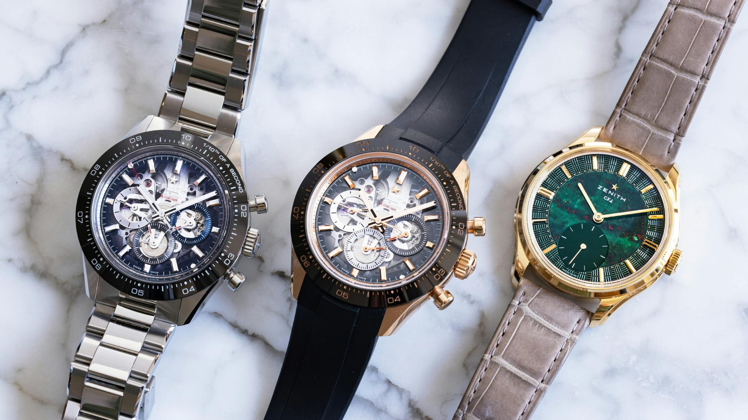 Introducing: Zenith Expands The Chronomaster Sport Lineup And Adds Two New G.F.J. Models (Live Pics)