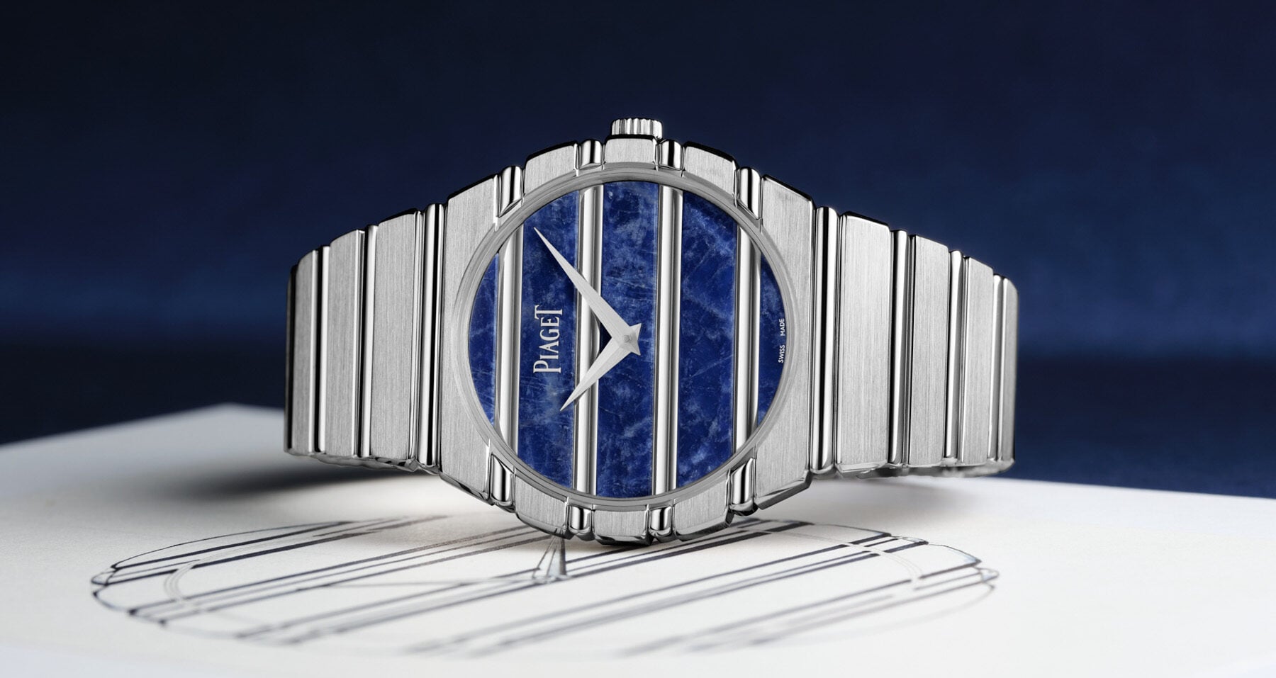 Introducing: The Piaget Polo 79 In White Gold With A Sodalite Dial
