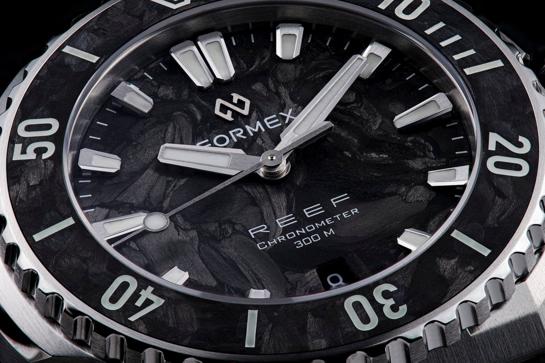 Introducing: The Formex Reef 39.5mm Automatic COSC 300M Forged Carbon