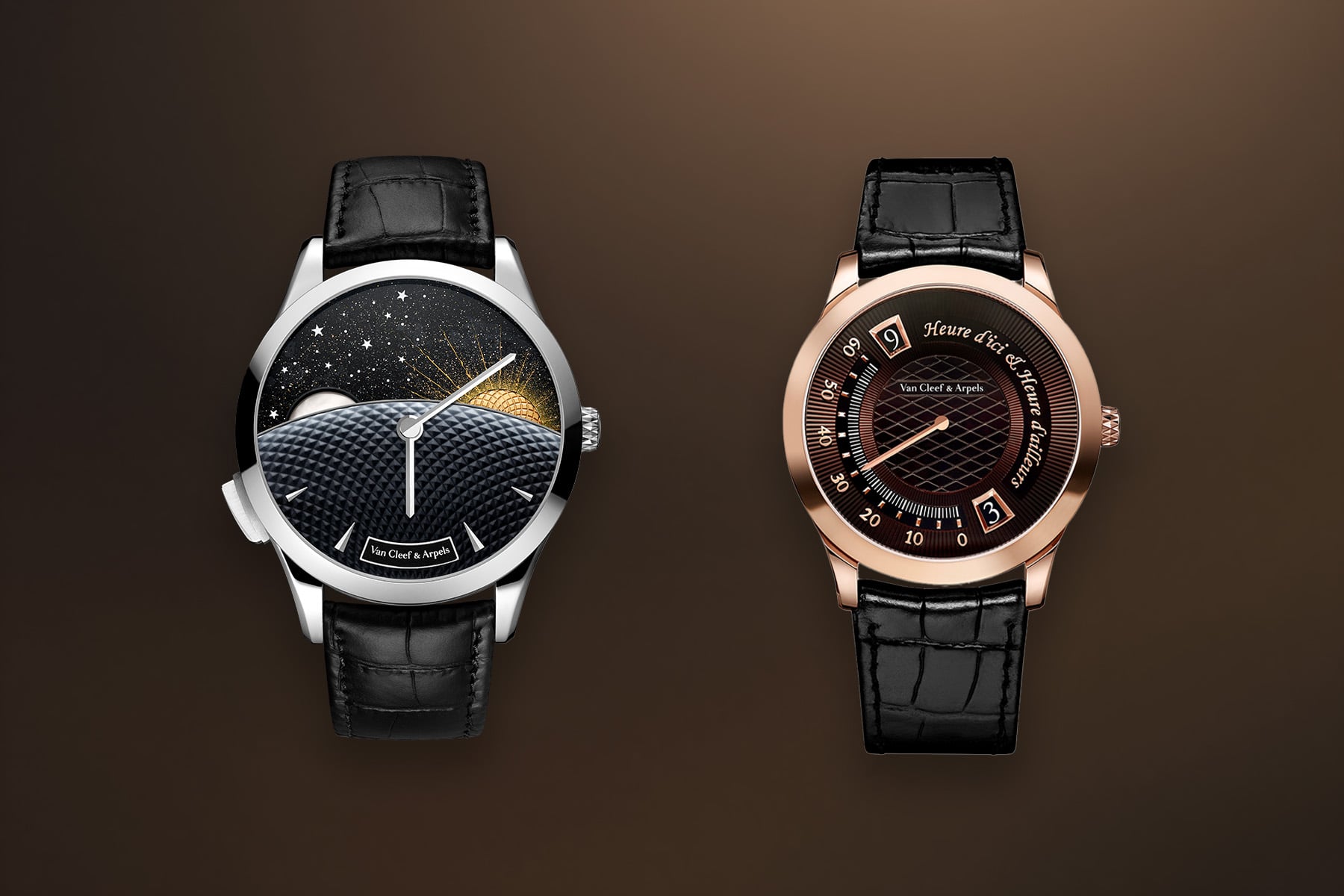 Van Cleef & Arpels Presents A Duo Of Midnight Watches At Watches And Wonders 2026