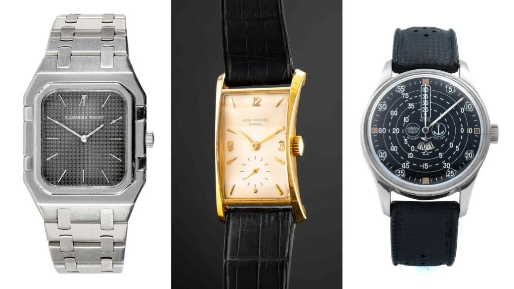 Bring a Loupe: A Cornavin Diver, A Patek 1593 “Hour Glass,” An Audemars Piguet Royal Oak Square, And More