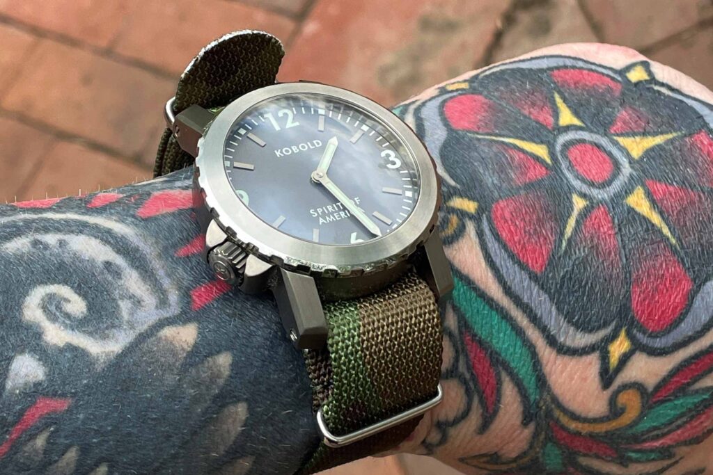 Dwayne’s Kobold Spirit of America Wristshot