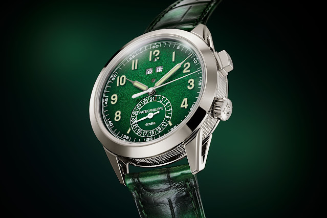 Patek Philippe Calatrava Alarm Ref. 5322G with 24-hour alarm on a classic gong