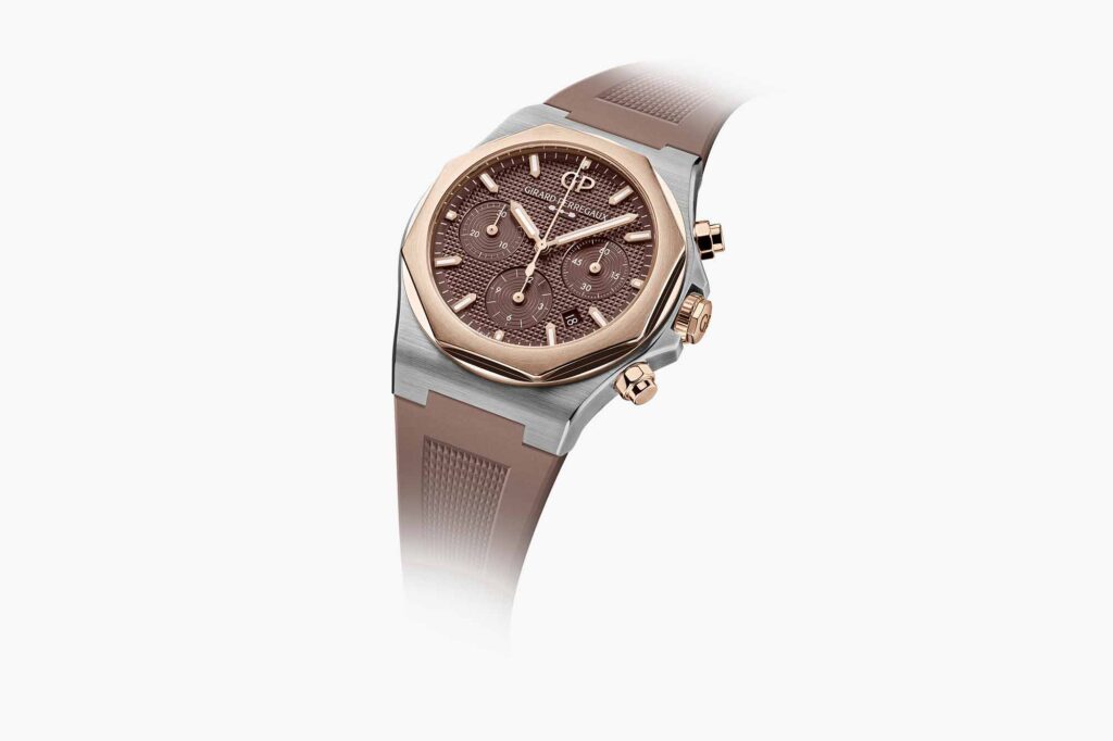 Girard-Perregaux Introduces the Laureato Chronograph in a Rich Chocolate Brown