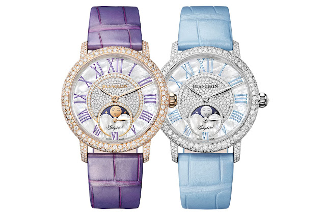 Blancpain enriches the Ladybird Colors collection with snow-set Diamond Bloom editions