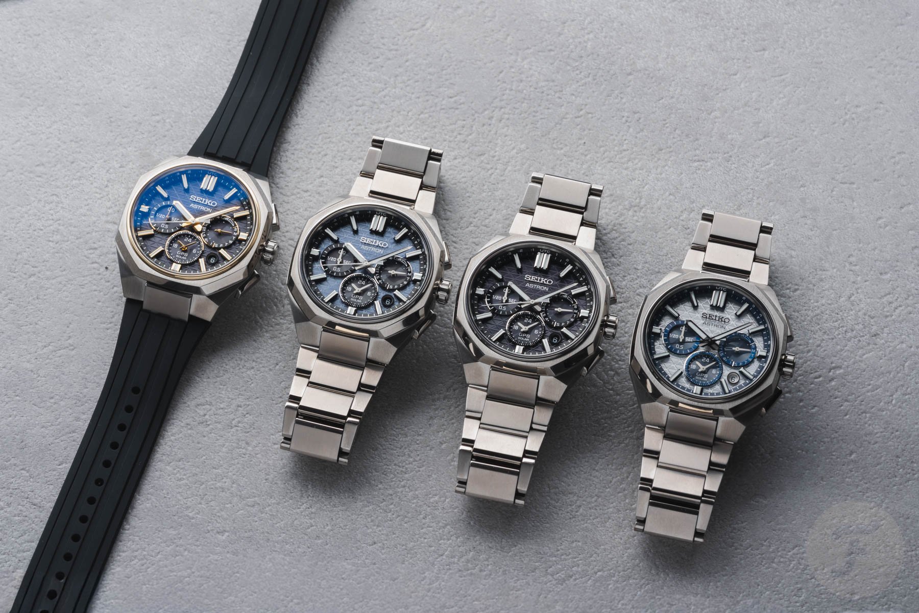 Hands-On With The New Seiko Astron GPS Solar Dual-Time Chronographs HAB001, HAB002, HAB003, And Limited HAB004