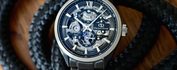 First Look – The Orient Star M34 F8 Skeleton Hand Winding, a Dark, Compact Openworked Watch