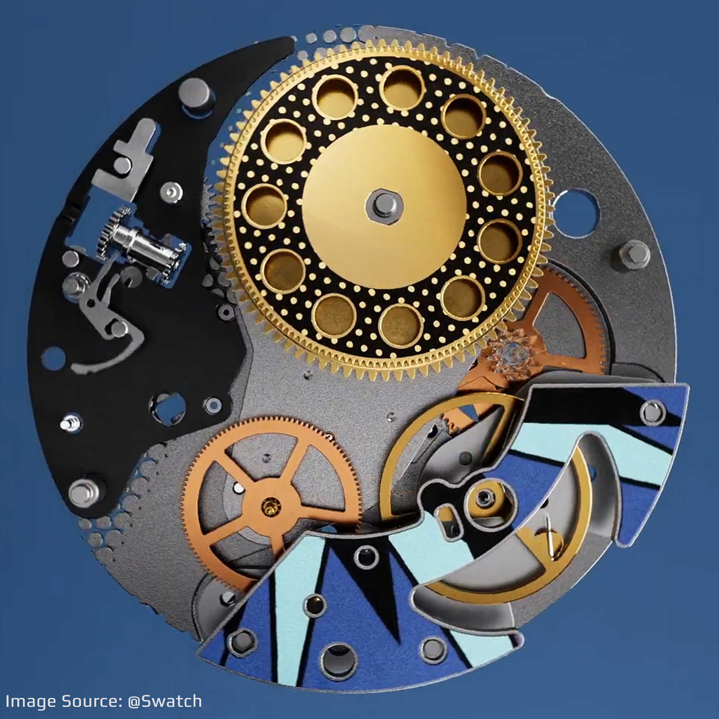 What Movement is in the Swatch X AP POP Watch?