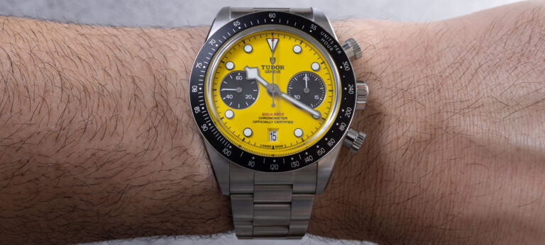 Tudor Black Bay Chrono 39 ‘Bumblebee’ Watch Review: Slimming Down A Great Value In Swiss Chronographs