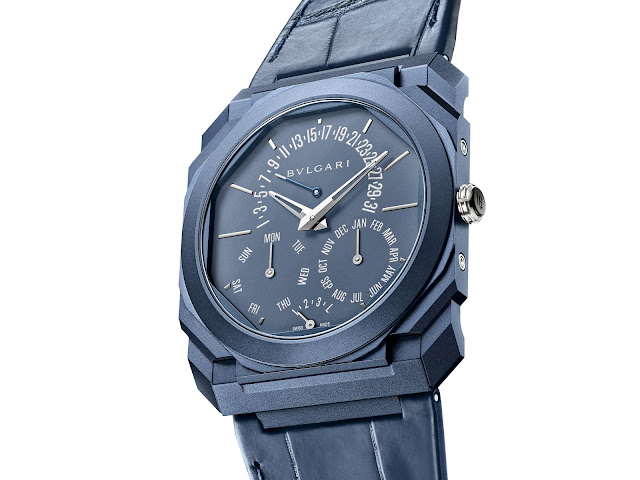 A new blue titanium look for the Bulgari Octo Finissimo Perpetual Calendar