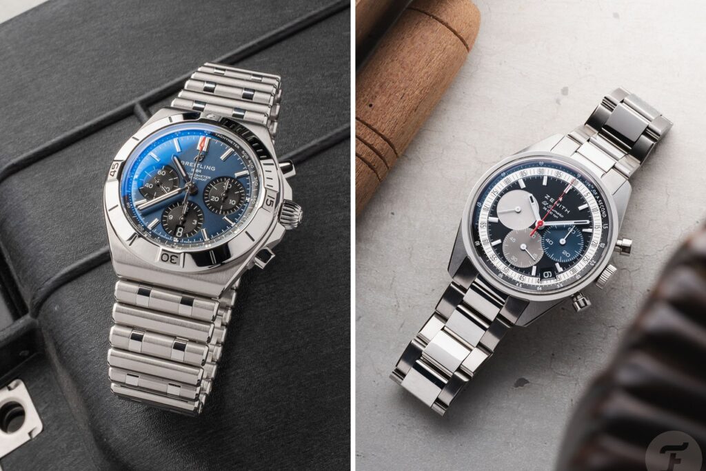 Sunday Morning Showdown: Breitling Chronomat B01 Chronograph 42 Vs. Zenith Chronomaster Original