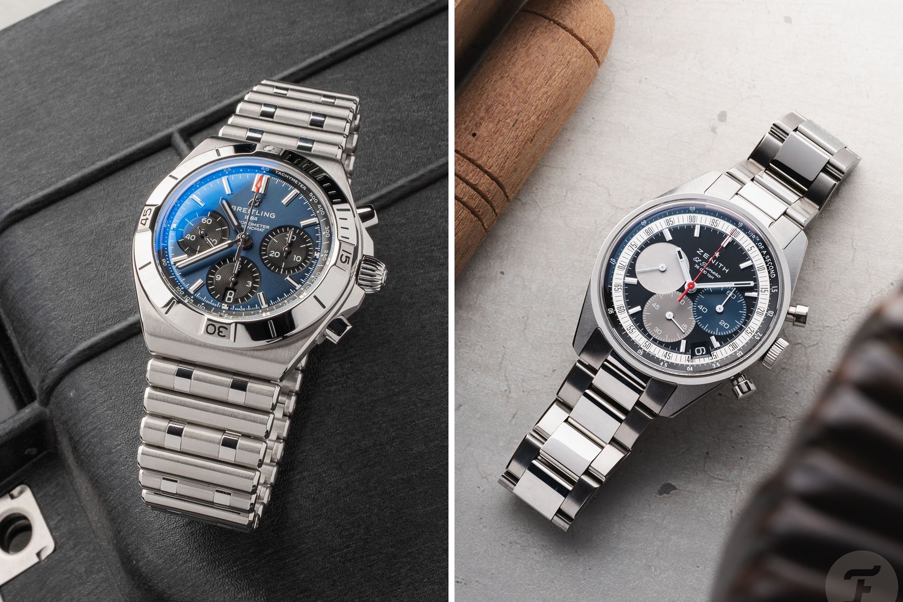 Sunday Morning Showdown: Breitling Chronomat B01 Chronograph 42 Vs. Zenith Chronomaster Original