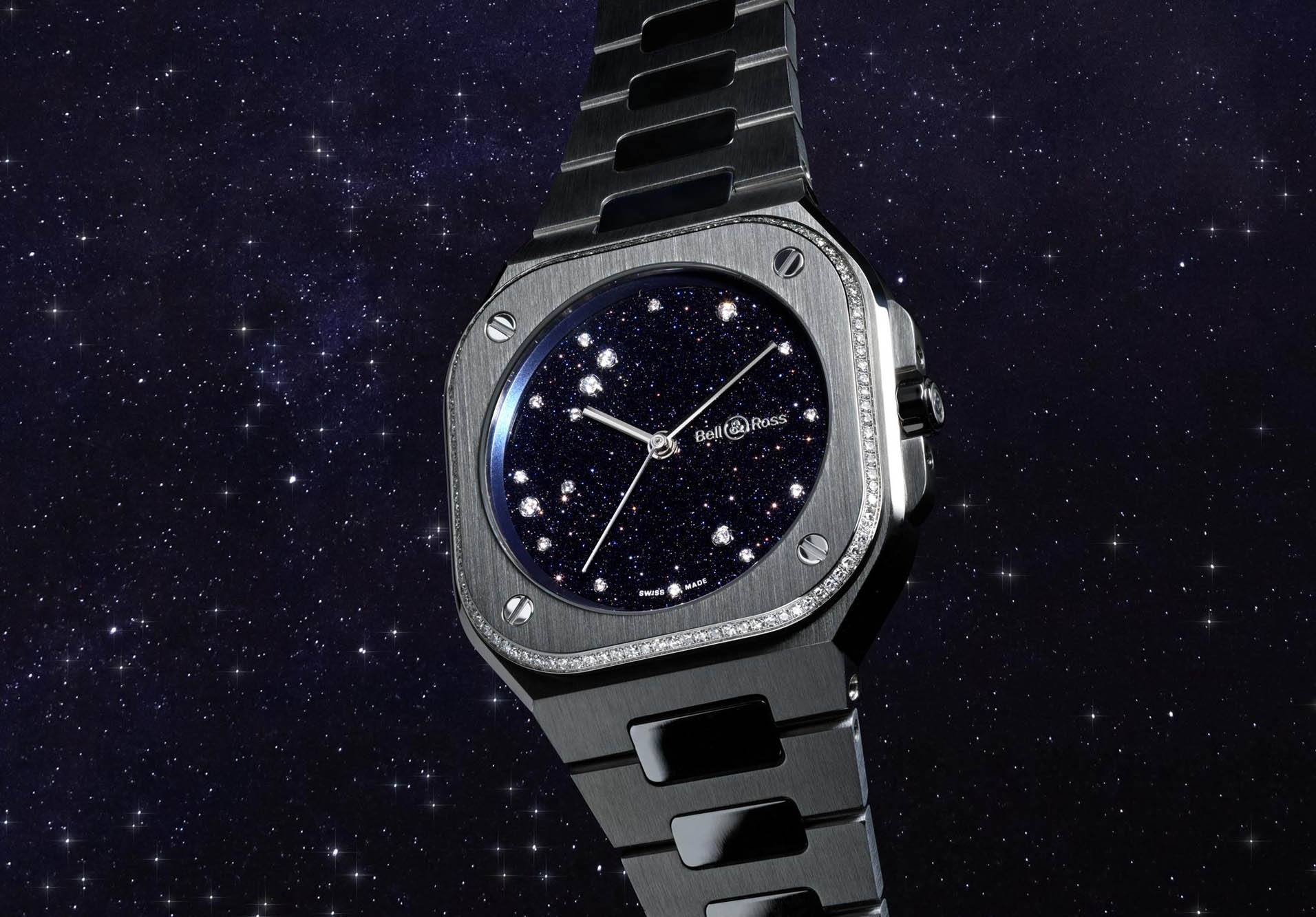 Bell & Ross Introduces the BR-05 36MM Blue Diamond Eagle Diamond
