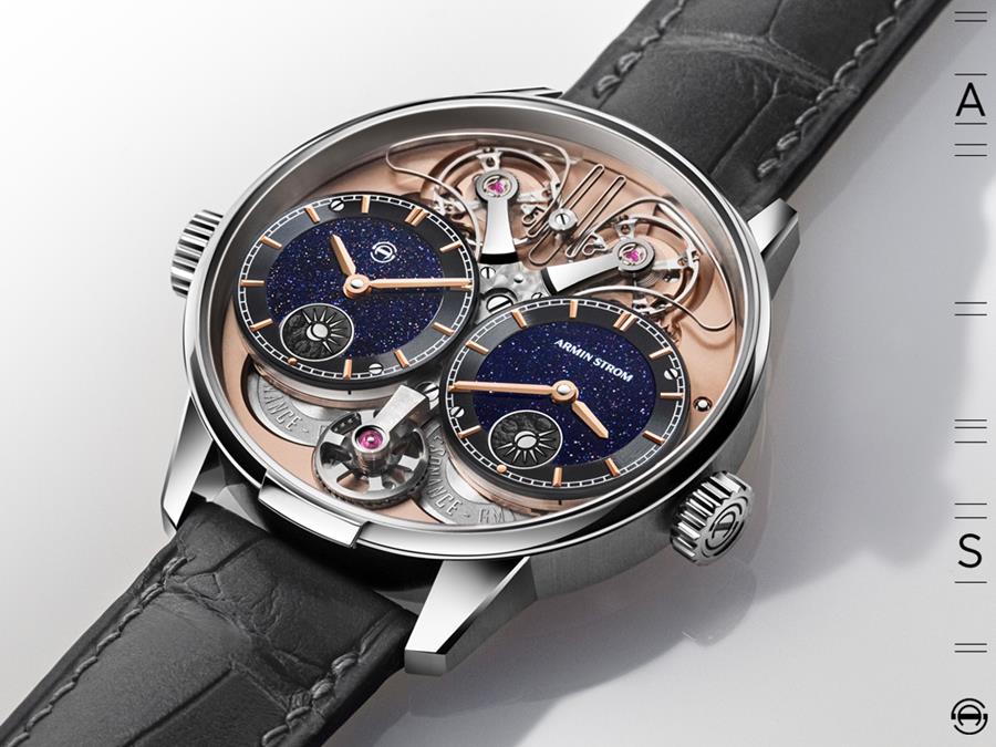 A Closer Look At The 4,000 Armin Strom Dual Time GMT Resonance Aventurine