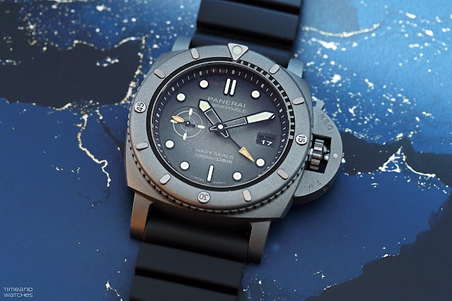 Panerai Submersible Navy SEALs Afniotech Experience PAM01089 debuts hafnium
