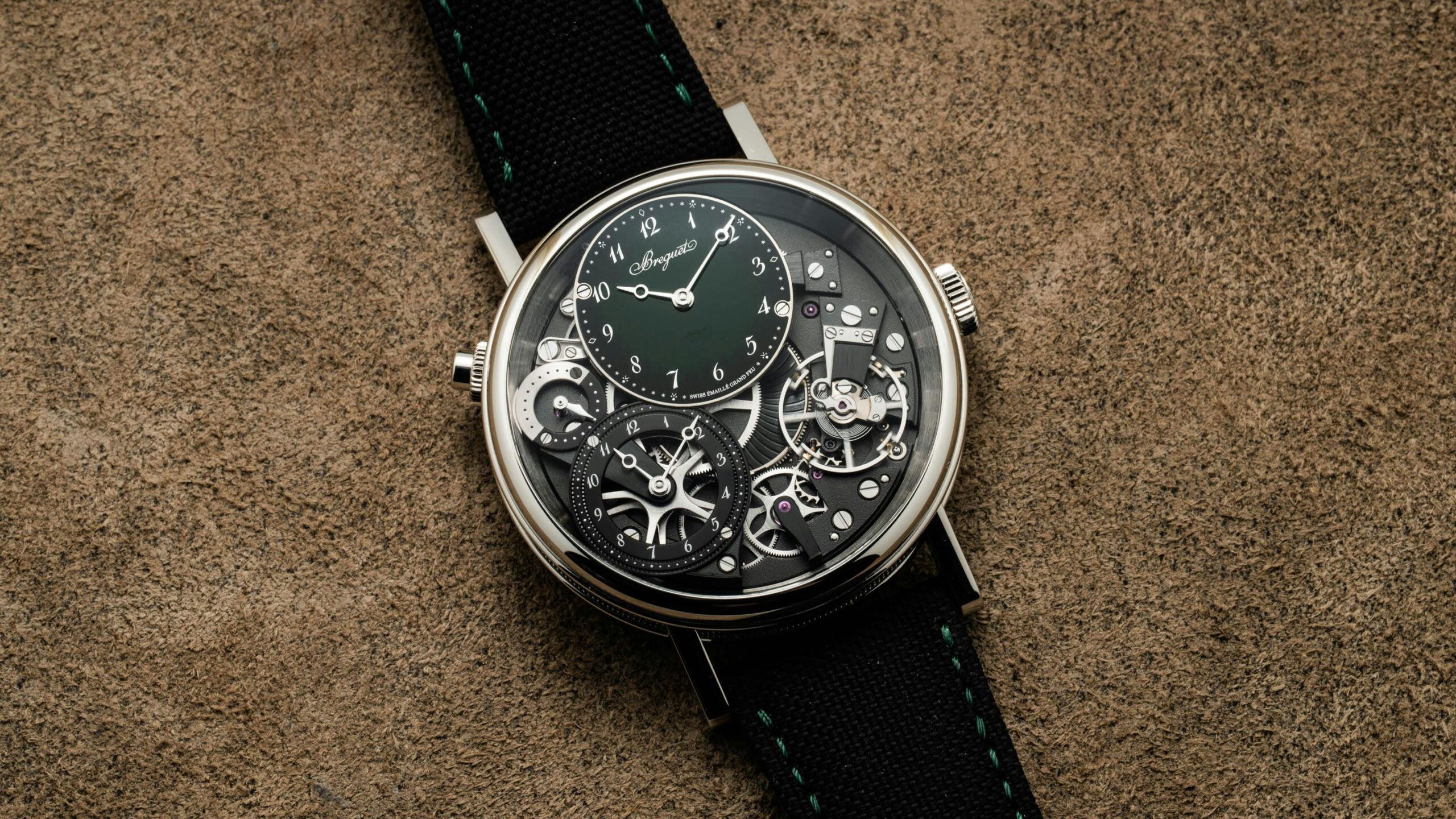 Hands-On: The Breguet Tradition GMT With Green Enamel Dial