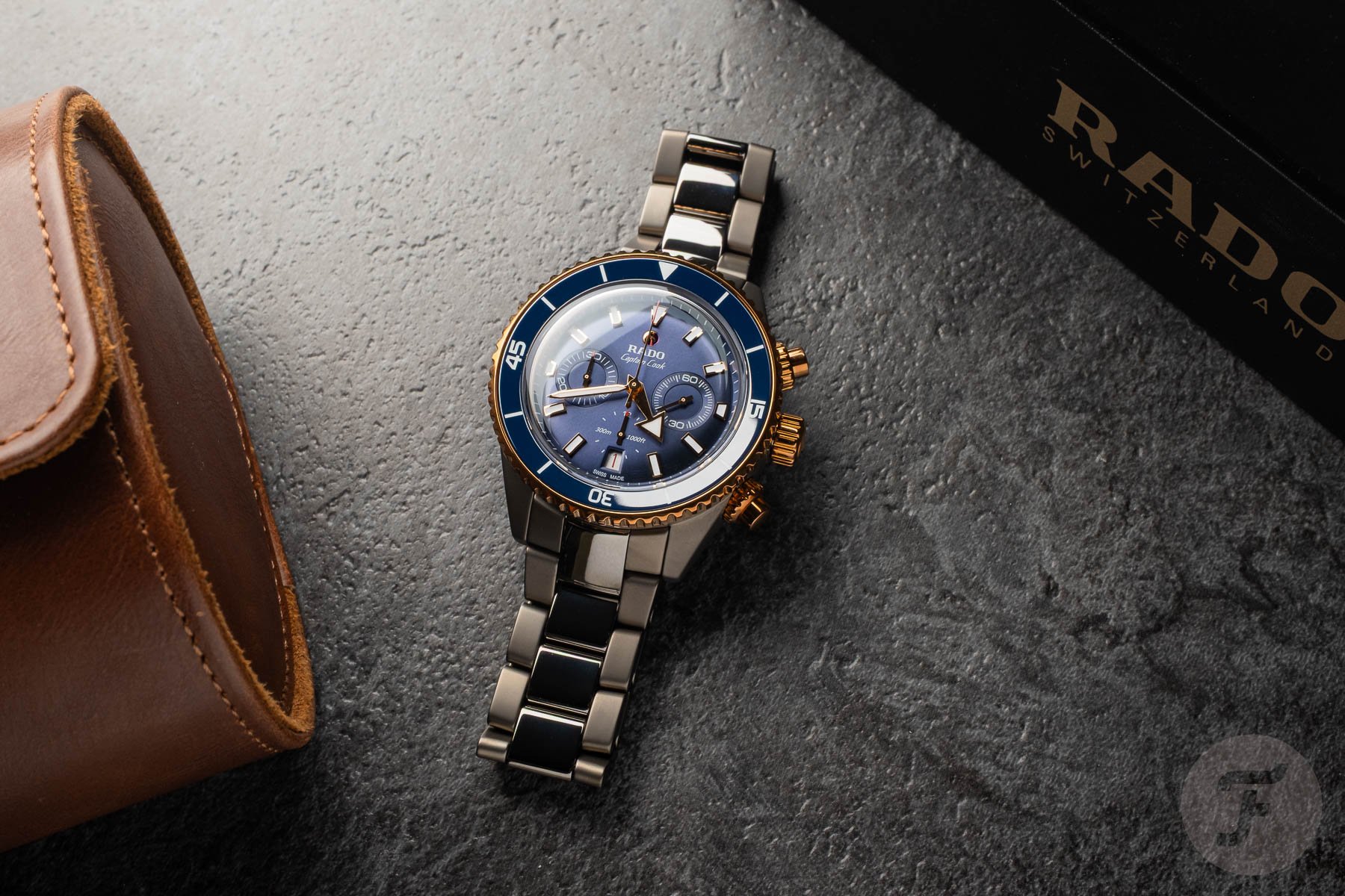 Going Tri-Tone With The Blue-Dial Rado Captain Cook High-Tech Ceramic Chronograph