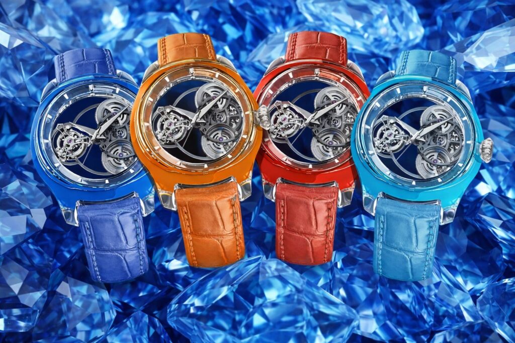 A Watch Like A Chameleon: The New Transparent ArtyA Purity Tourbillon Sport In Four Changeable Colors