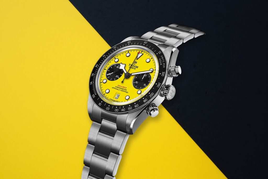 Tudor Unveils The Colorful Black Bay Chrono 39 “Bumblebee”