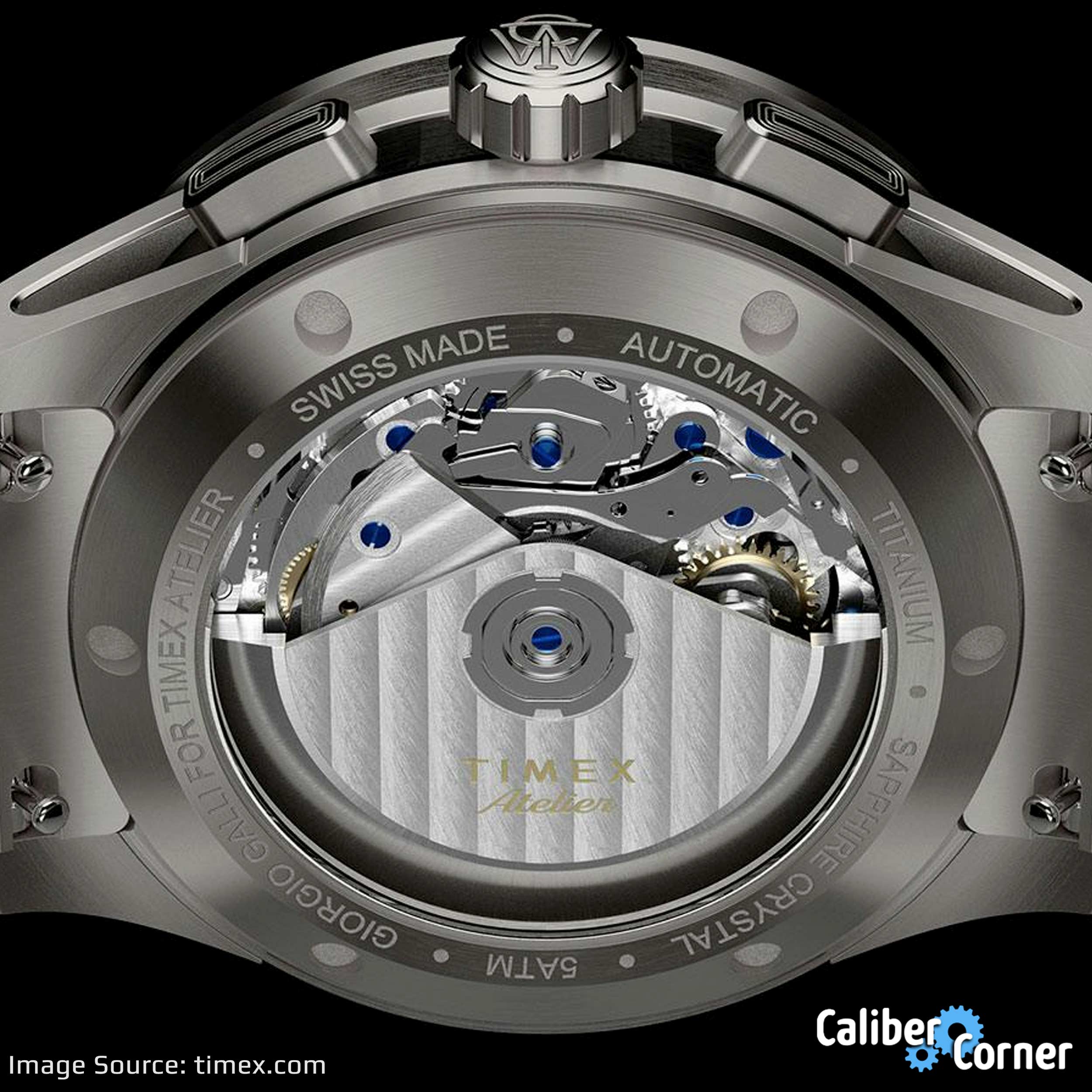 Landeron Caliber L72 in the New Timex Atelier M1a Ti Chronograph Watch