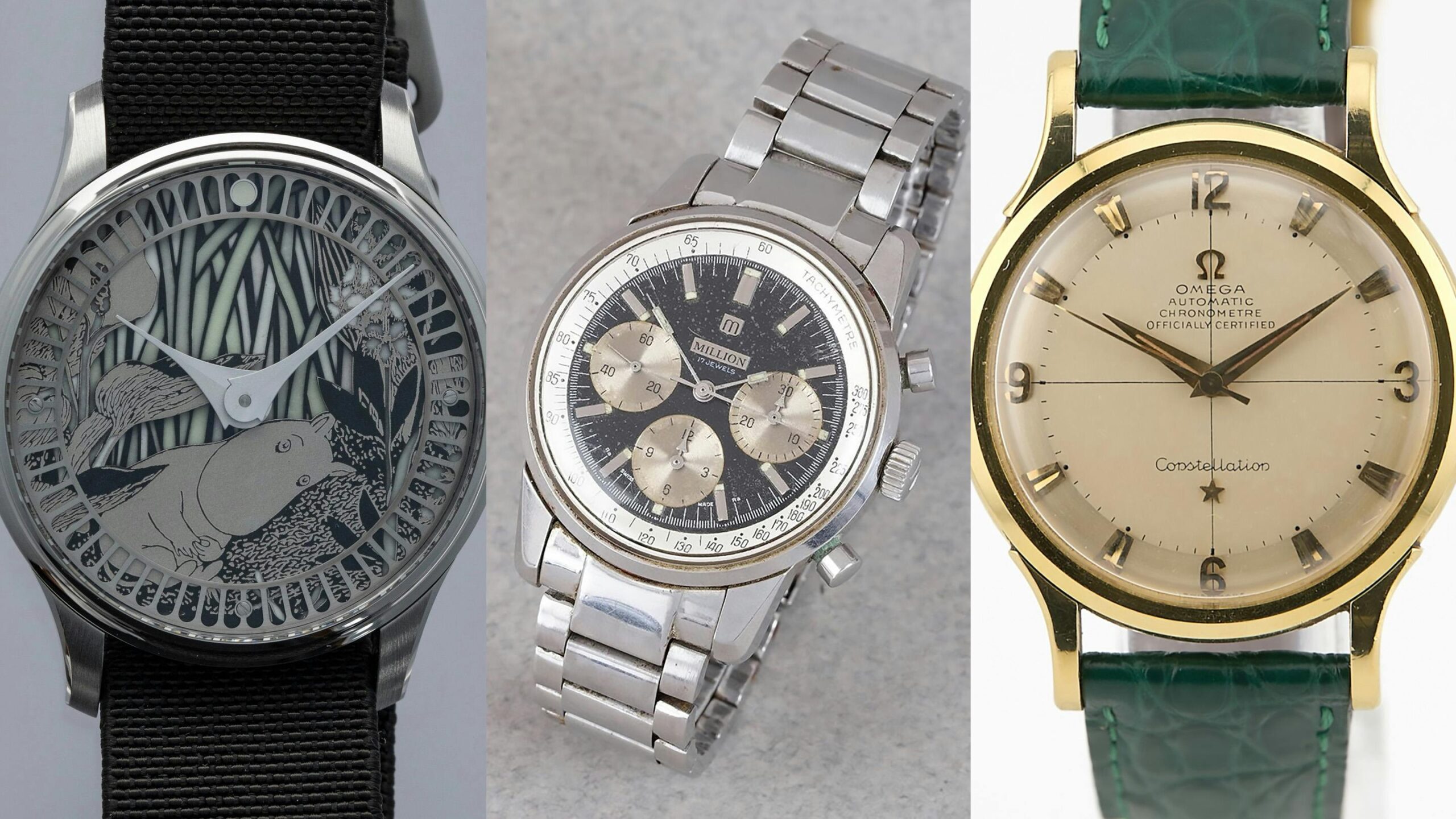Bring a Loupe: A Million Valjoux 72, An 18k Gold Constellation, And A Sarpaneva Moomin