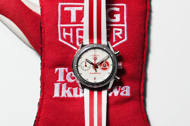 TAG Heuer Carrera Chronograph x Team Ikuzawa inspired by the Roadmaster Stopwatch