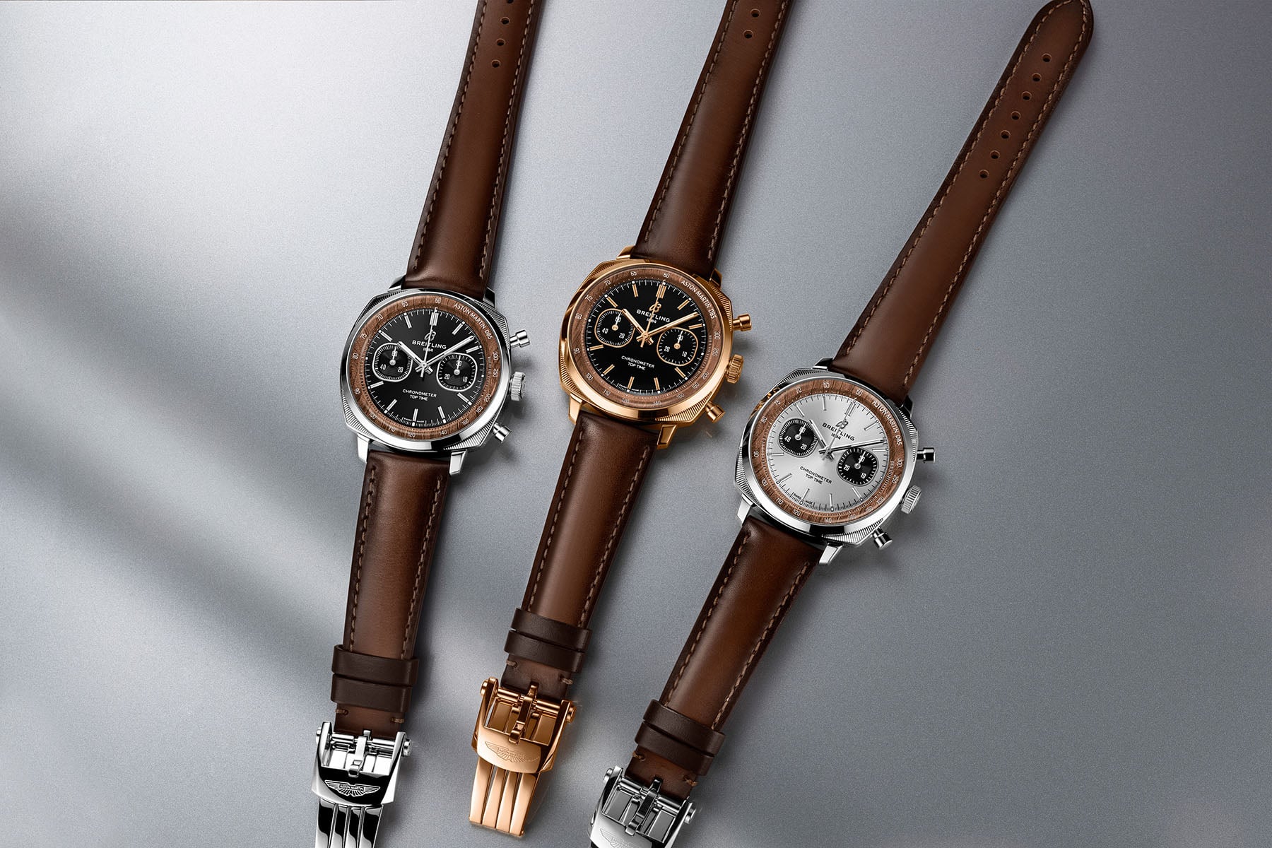 Breitling Launches A Top Time Trio Paying Tribute To The Aston Martin DB5