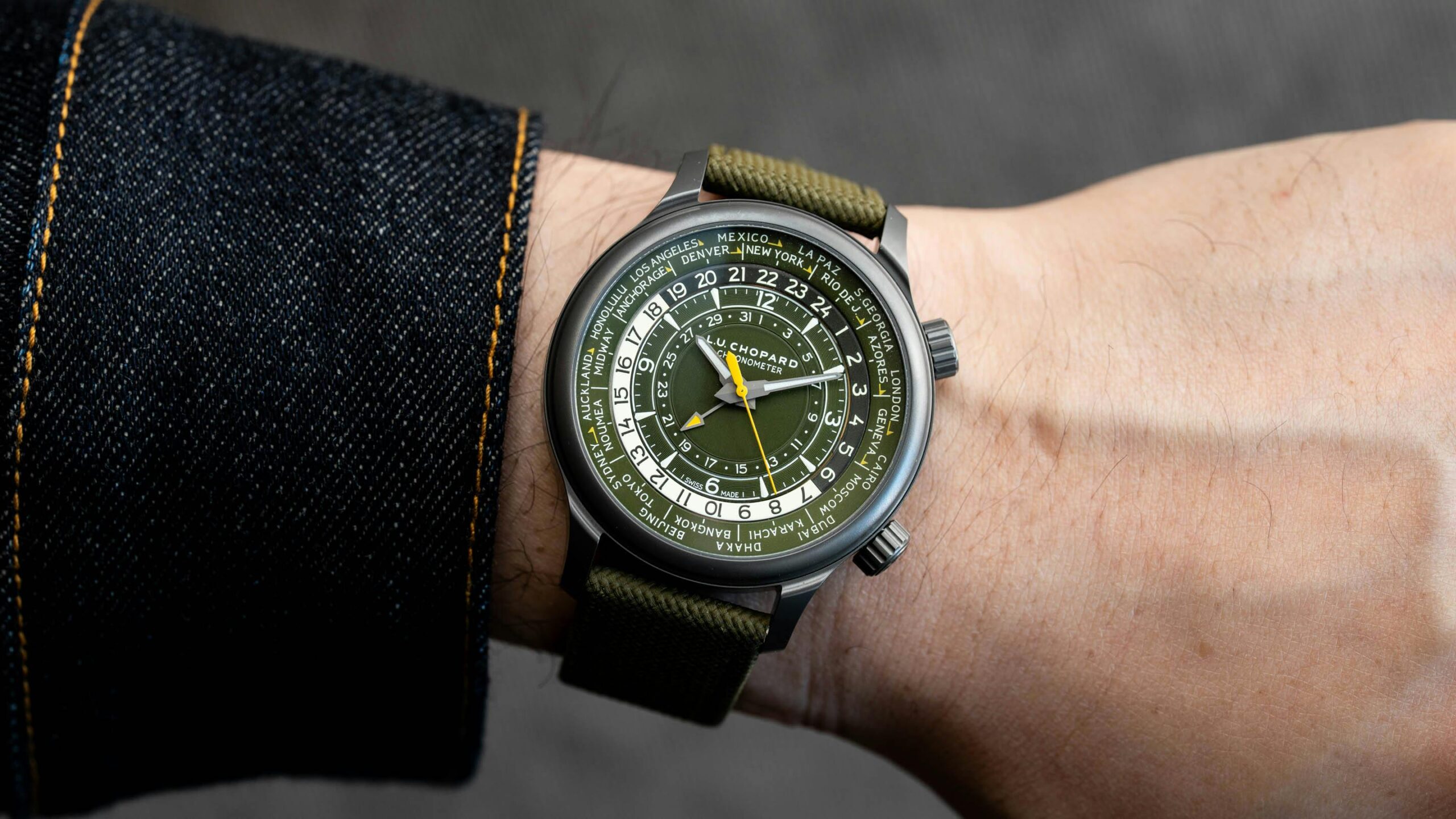 Hands-On: The Chopard L.U.C Time Traveler One Khaki