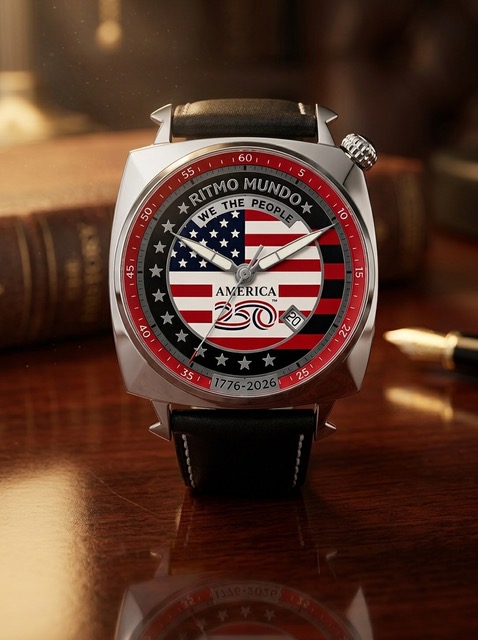 Ritmo Mundo, Official Watch of America250th, Unveils Patriotic Side