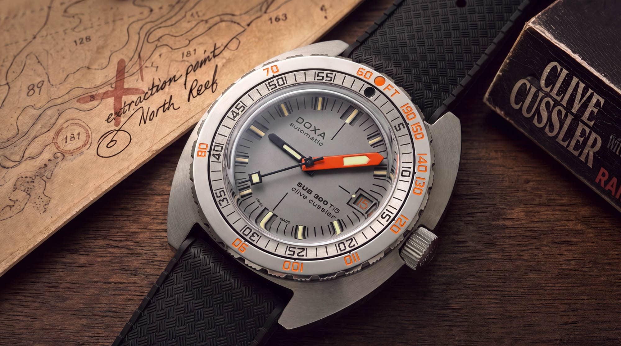 DOXA Introduces their Latest Clive Cussler Limited Edition Diver