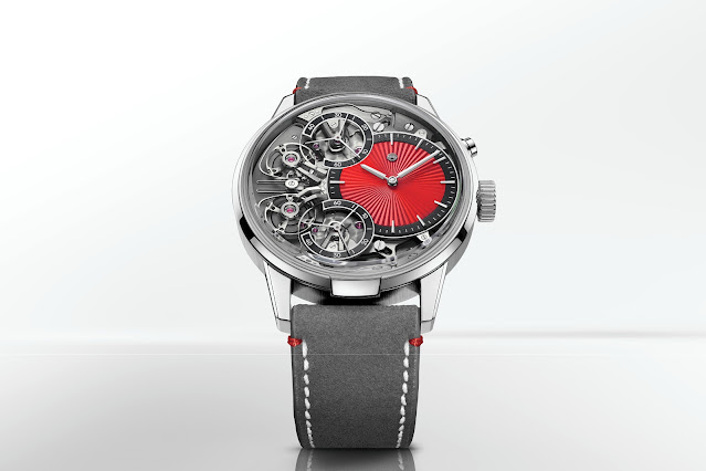 A vibrant red for the latest Armin Strom Mirrored Force Resonance limited edition