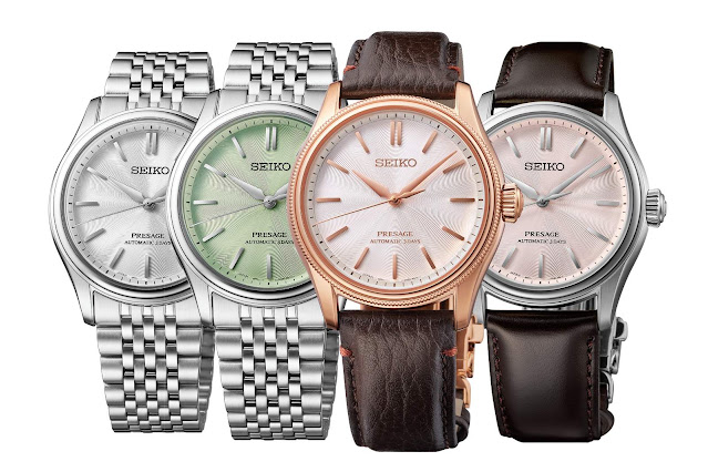Seiko Presage Classic Series celebrates Tomioka silk with four new 38 mm models