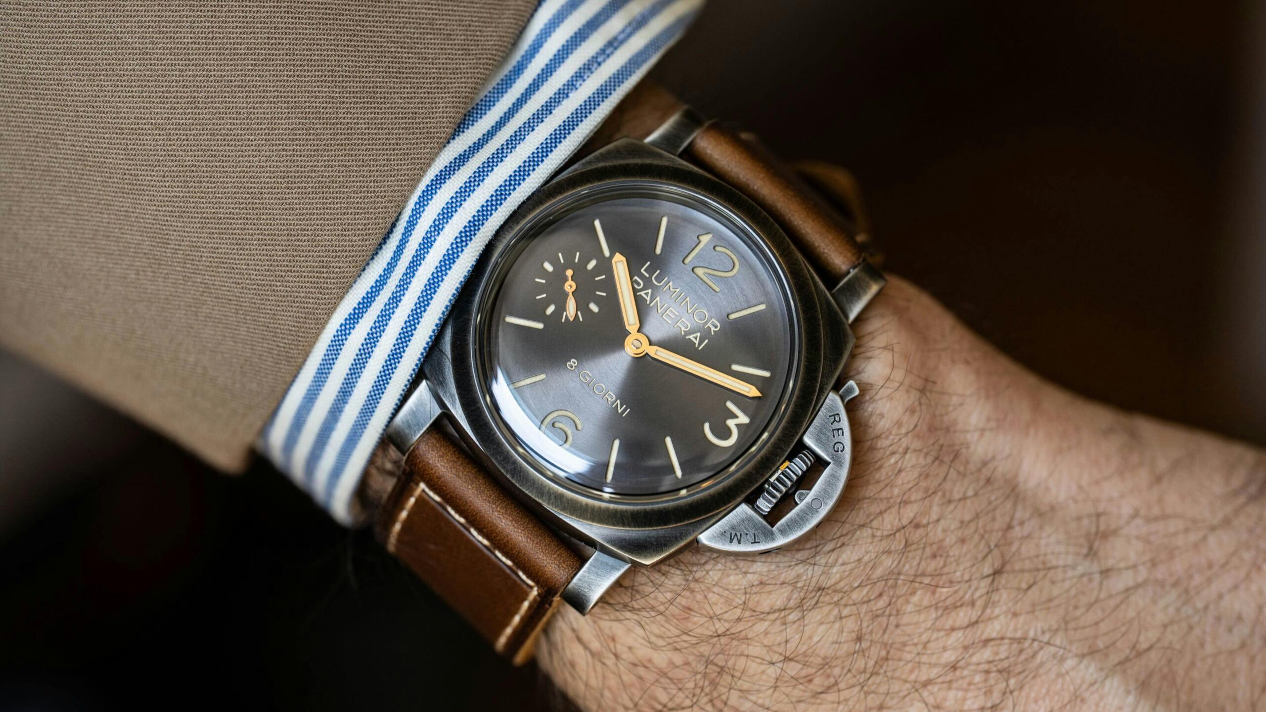 Hands-On: The Panerai Luminor 8 Giorni ‘Brunito Steel’