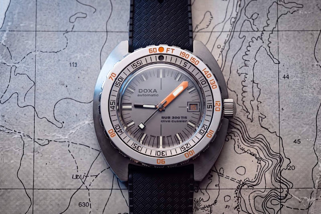 DOXA SUB 300 Ti5 Clive Cussler with new dual-layer titanium dial