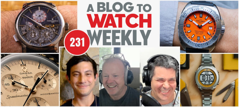aBlogtoWatch Weekly Podcast #231: The MoonSwatch Loyalty Test, Quartz Redemption, And One Very Expensive Twin Beat