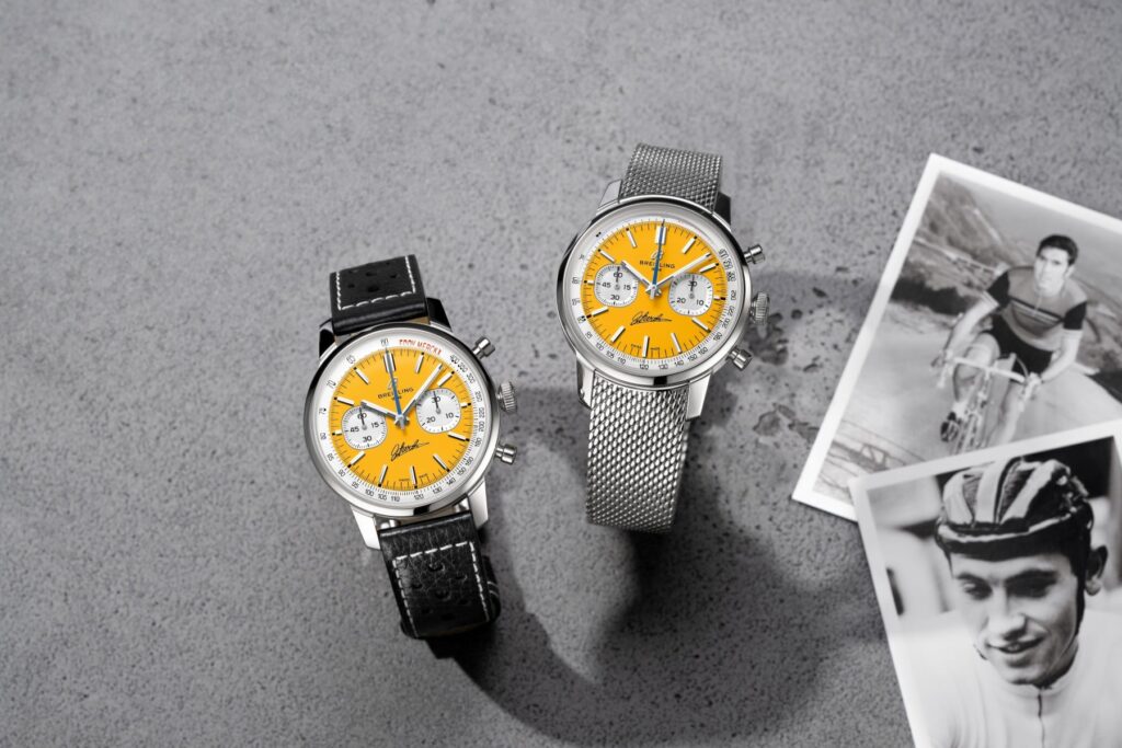 Allez, Allez, Allez! Introducing The Tour De France Yellow Breitling Top Time B01 Eddy Merckx