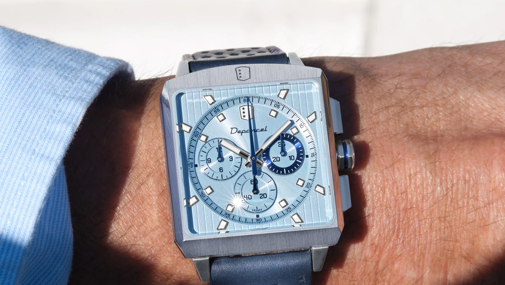 Depancel cools things down with the new Série-R Chronograph Ice Blue Limited Edition