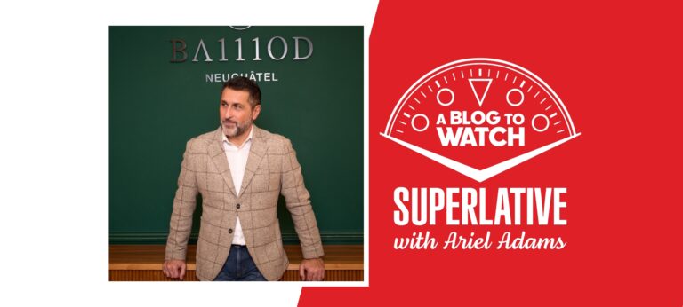 The SUPERLATIVE Podcast: Thomas Baillod On Challenging Swiss Watchmaking Traditions At BA111OD