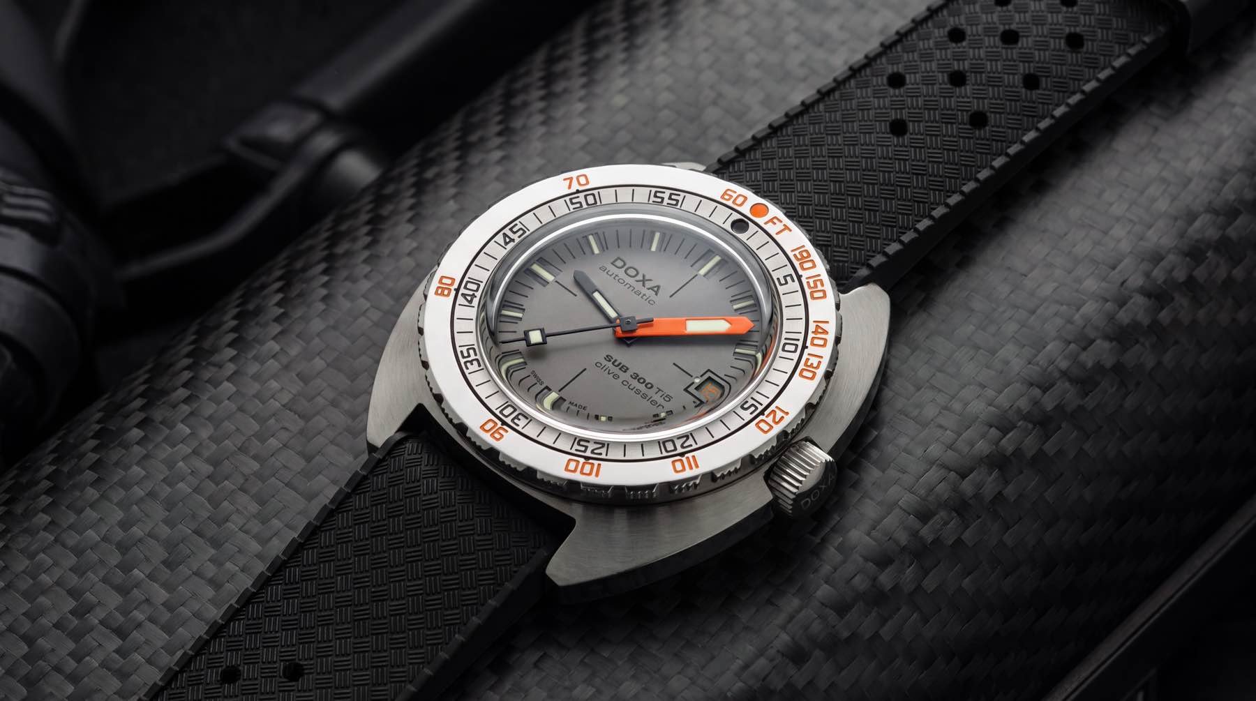 The Titanium Treatment: Introducing The Doxa Sub 300 Ti5 Clive Cussler
