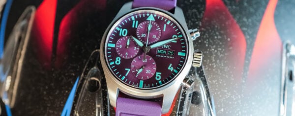 First Look – The New Purple IWC Pilot Chronograph 41 Mercedes-AMG PETRONAS Formula One Team