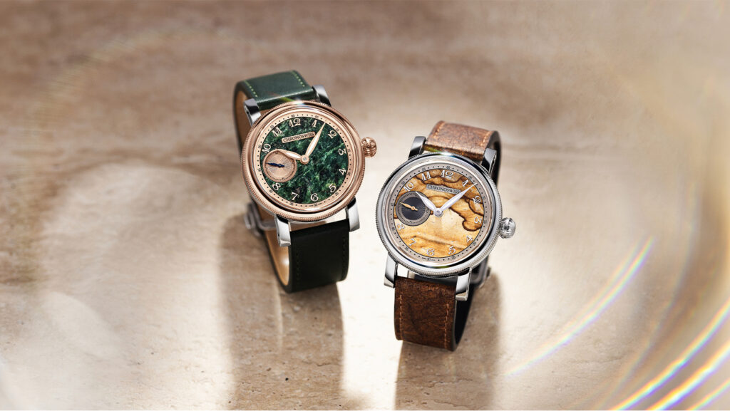 The Chronoswiss Small Second Stone Dials tell the story of a brand